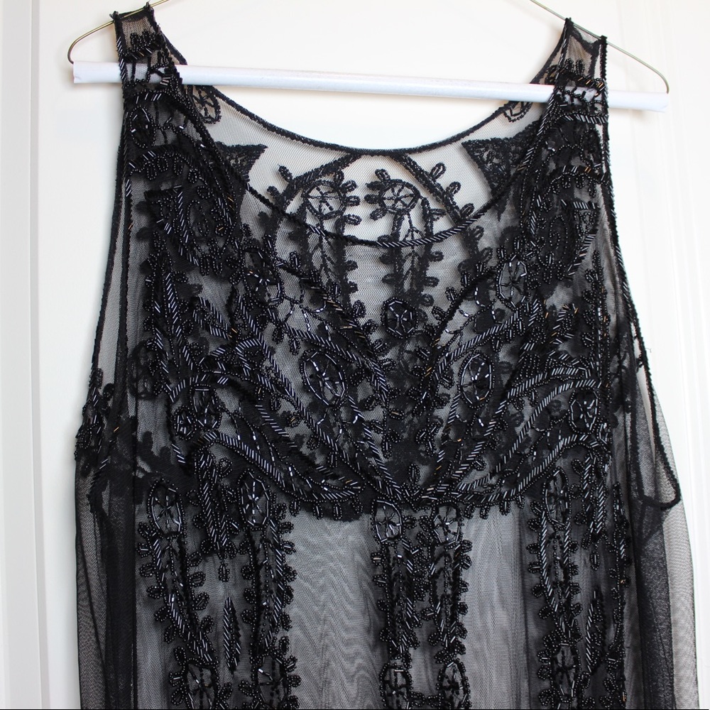 Adrianna Papell Dress | Floor Length and Sequenced